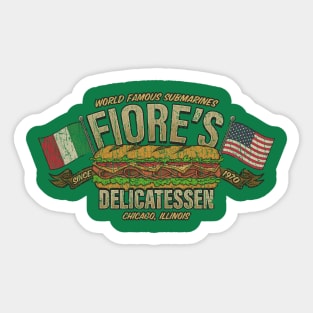 Fiore's Delicatessen Chicago 1970 Sticker